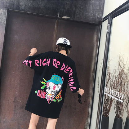 NO.6649 Graphic Oversized T-Shirt