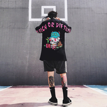 NO.6649 Graphic Oversized T-Shirt