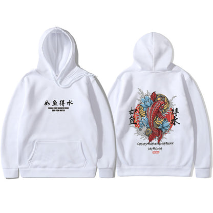 NO.2259 Illustration Graphic Hoodie