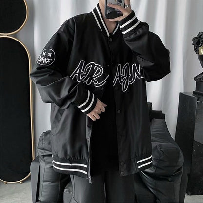 NO.4457 Midnight Varsity Jacket