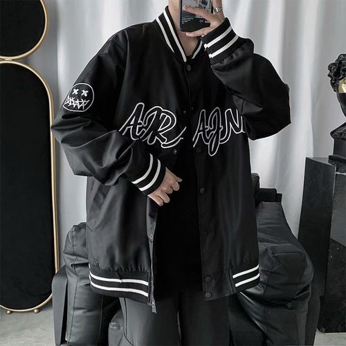 NO.4457 Midnight Varsity Jacket