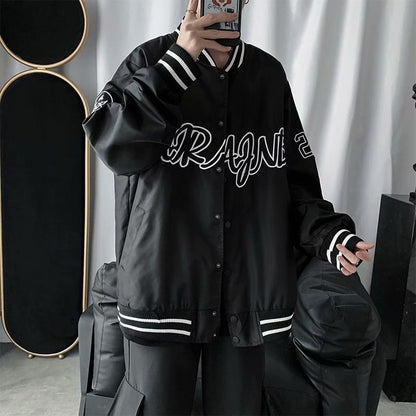 NO.4457 Midnight Varsity Jacket