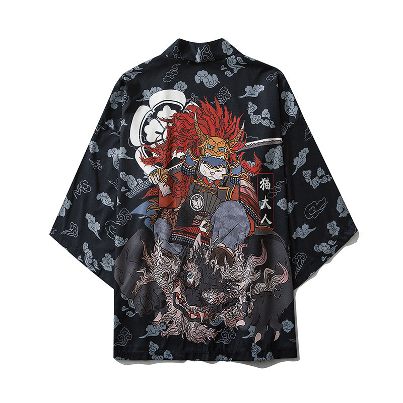 NO.5567 Japanese Kimono Tiger Reign