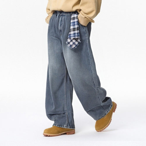NO.5534 Washed Distressed Casual Pants