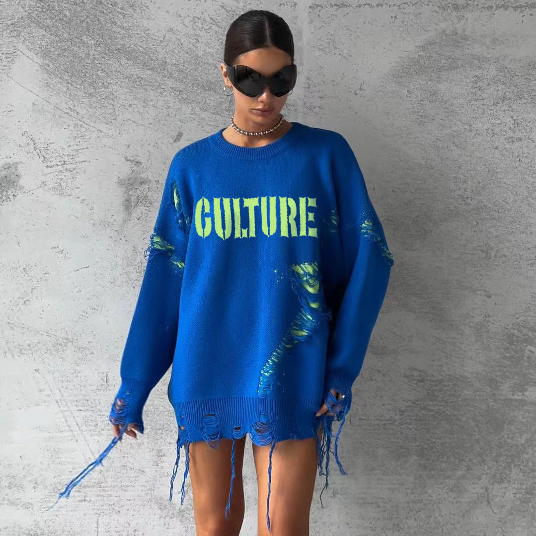 NO.3456 Oversized Graphic Sweatshirt