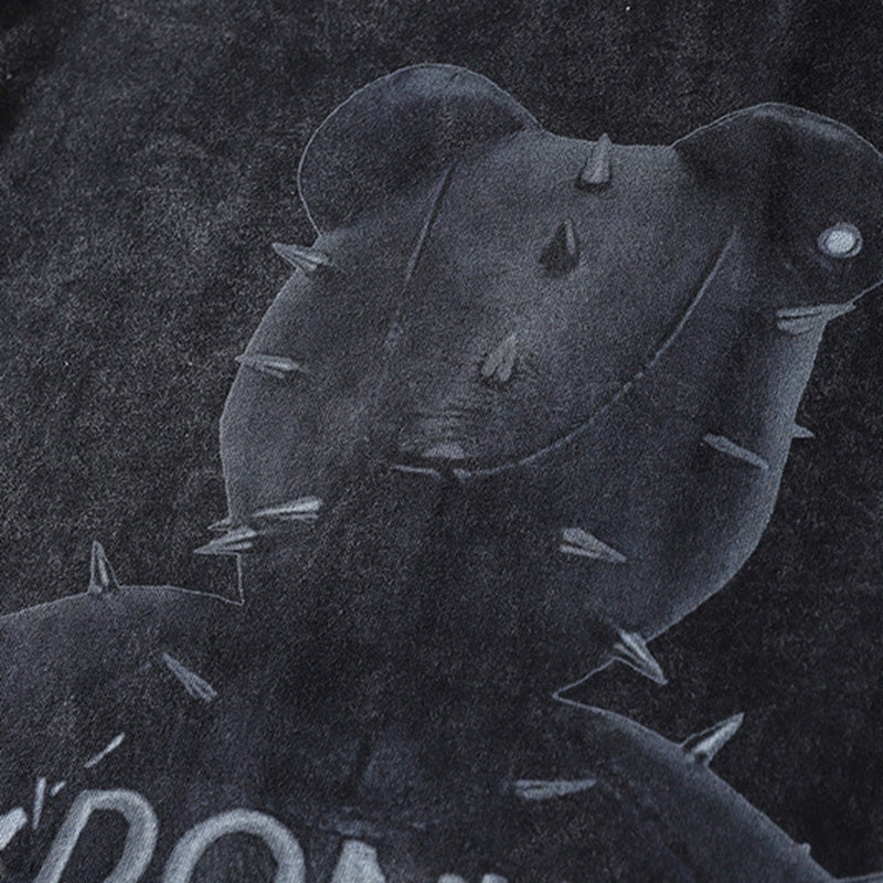 NO.6232 Vintage Wash Graphic T-Shirt