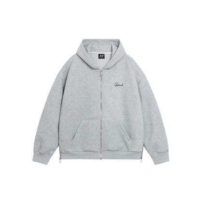 NO.4656 Zip-up Hoodie Hooded Cardigan