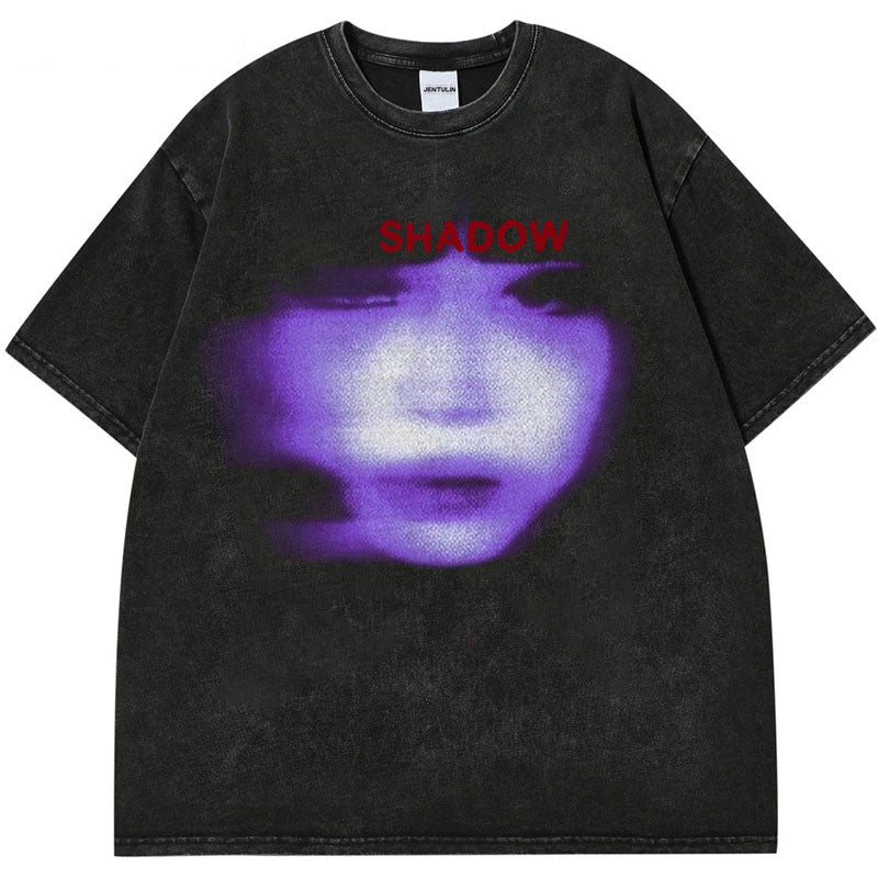NO.3345 Graphic Print Oversized T-Shirt