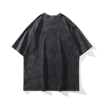 NO.6232 Vintage Wash Graphic T-Shirt