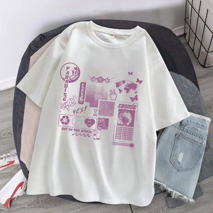 NO.9923 Comics Casual Short Sleeves