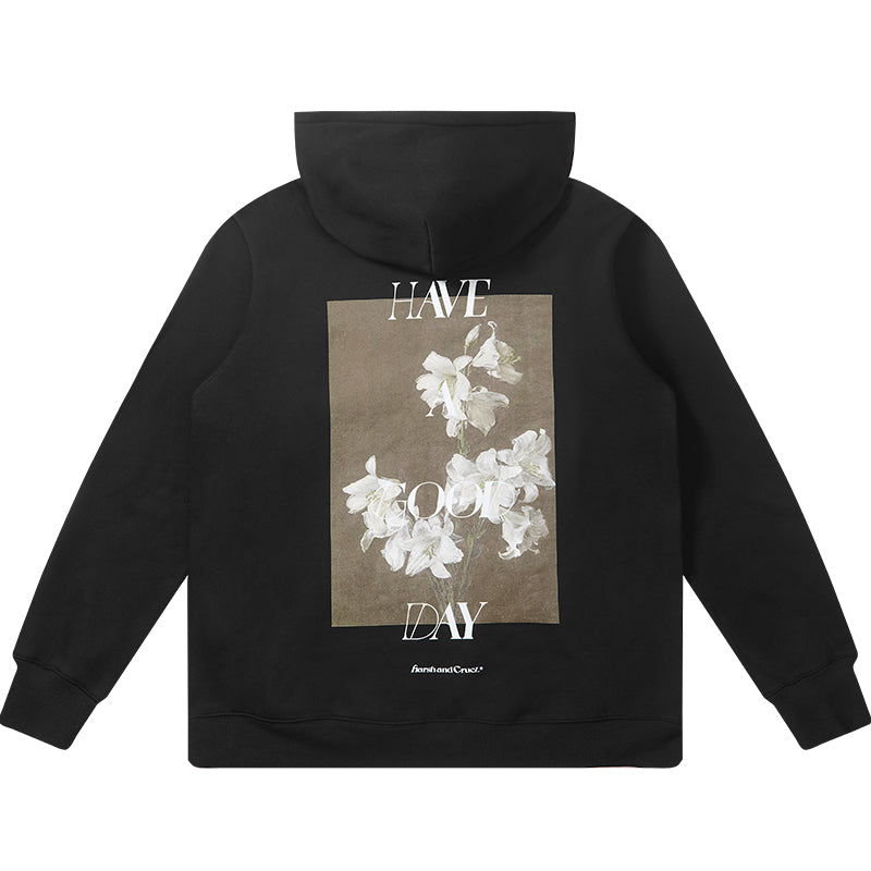 NO.4231 Retro Oil Painting Flower Sweater Men
