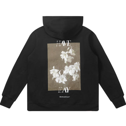 NO.4231 Retro Oil Painting Flower Sweater Men