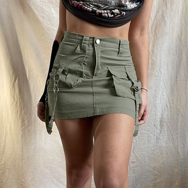 NO.4965 Classic Denim Mini Skirt