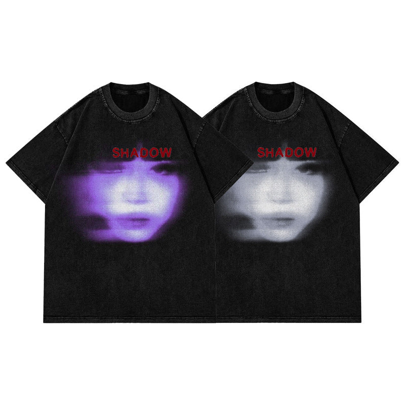 NO.3345 Graphic Print Oversized T-Shirt