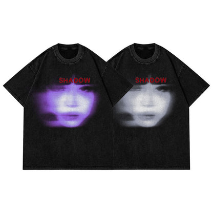 NO.3345 Graphic Print Oversized T-Shirt
