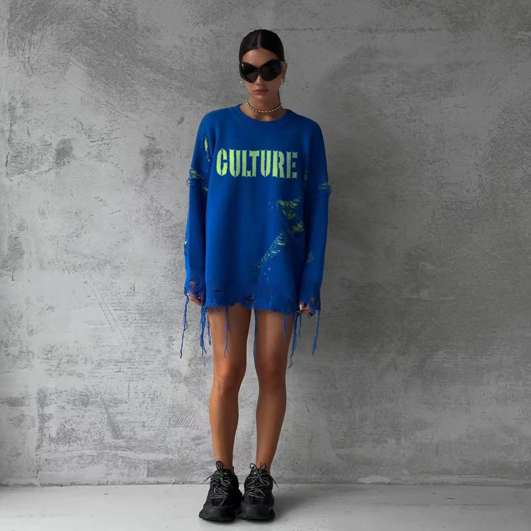 NO.3456 Oversized Graphic Sweatshirt