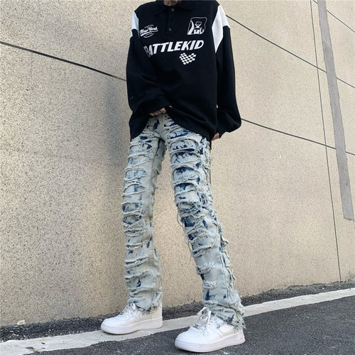 NO.7221 Ripped Jeans