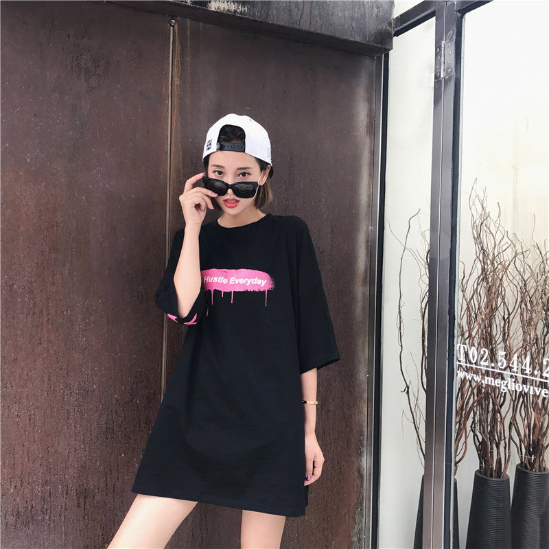 NO.6649 Graphic Oversized T-Shirt