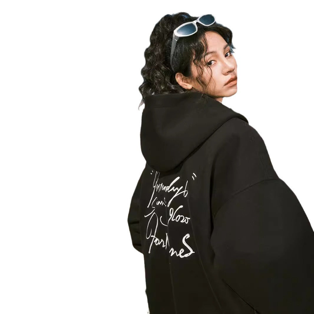 NO.4656 Zip-up Hoodie Hooded Cardigan
