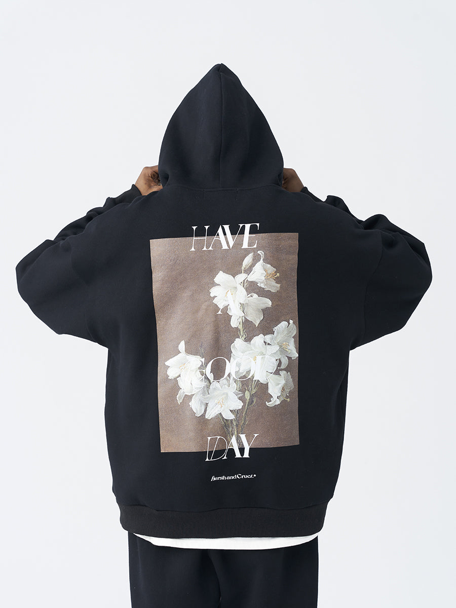NO.4231 Retro Oil Painting Flower Sweater Men