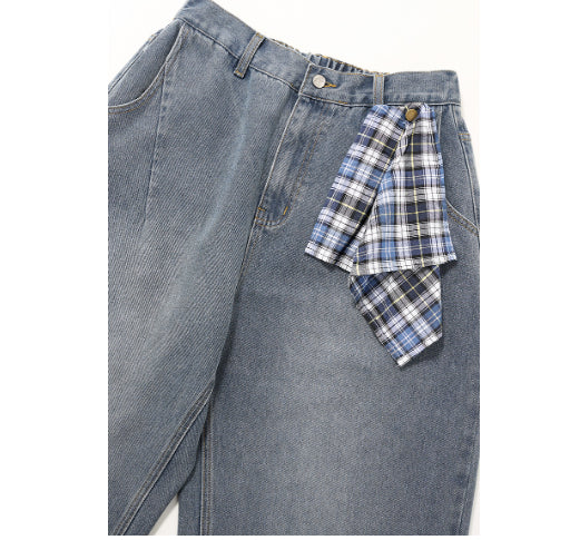 NO.5534 Washed Distressed Casual Pants