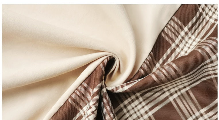 NO.8789 Plaid Detail Jacket
