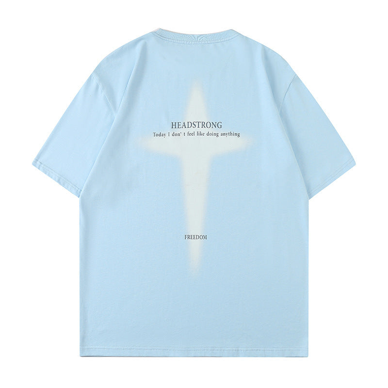 NO.3324 Headstrong Back Print T-Shirt
