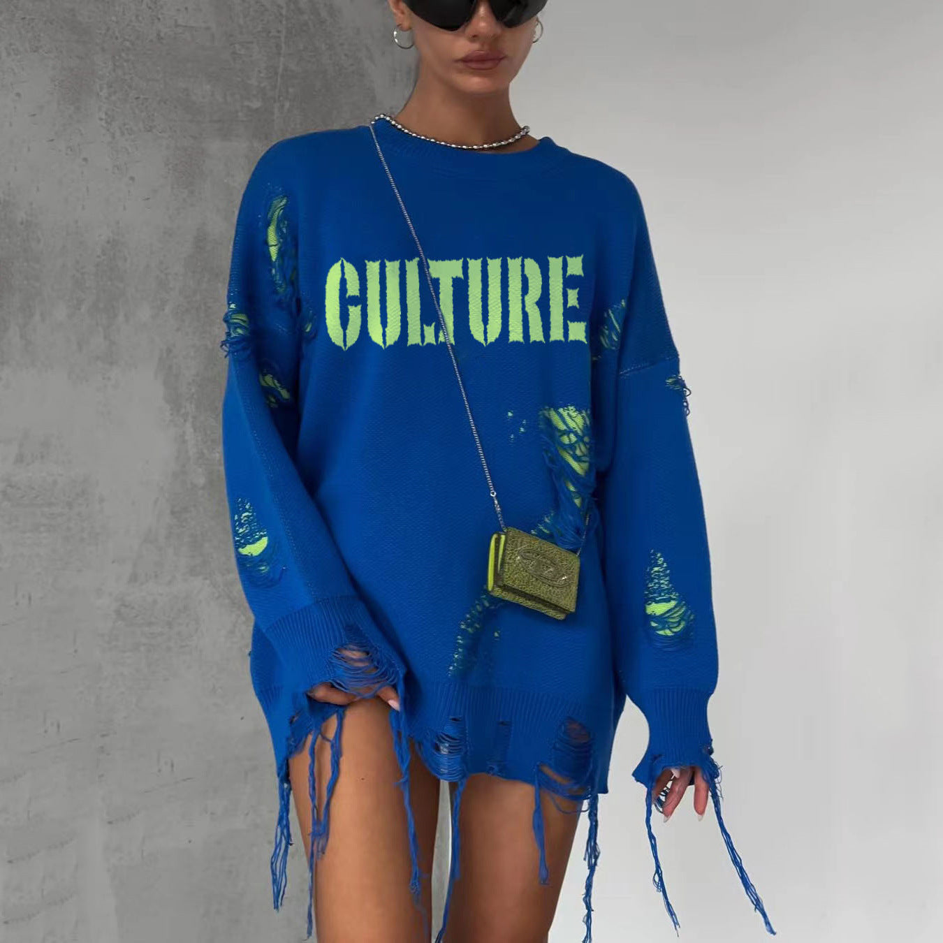NO.3456 Oversized Graphic Sweatshirt