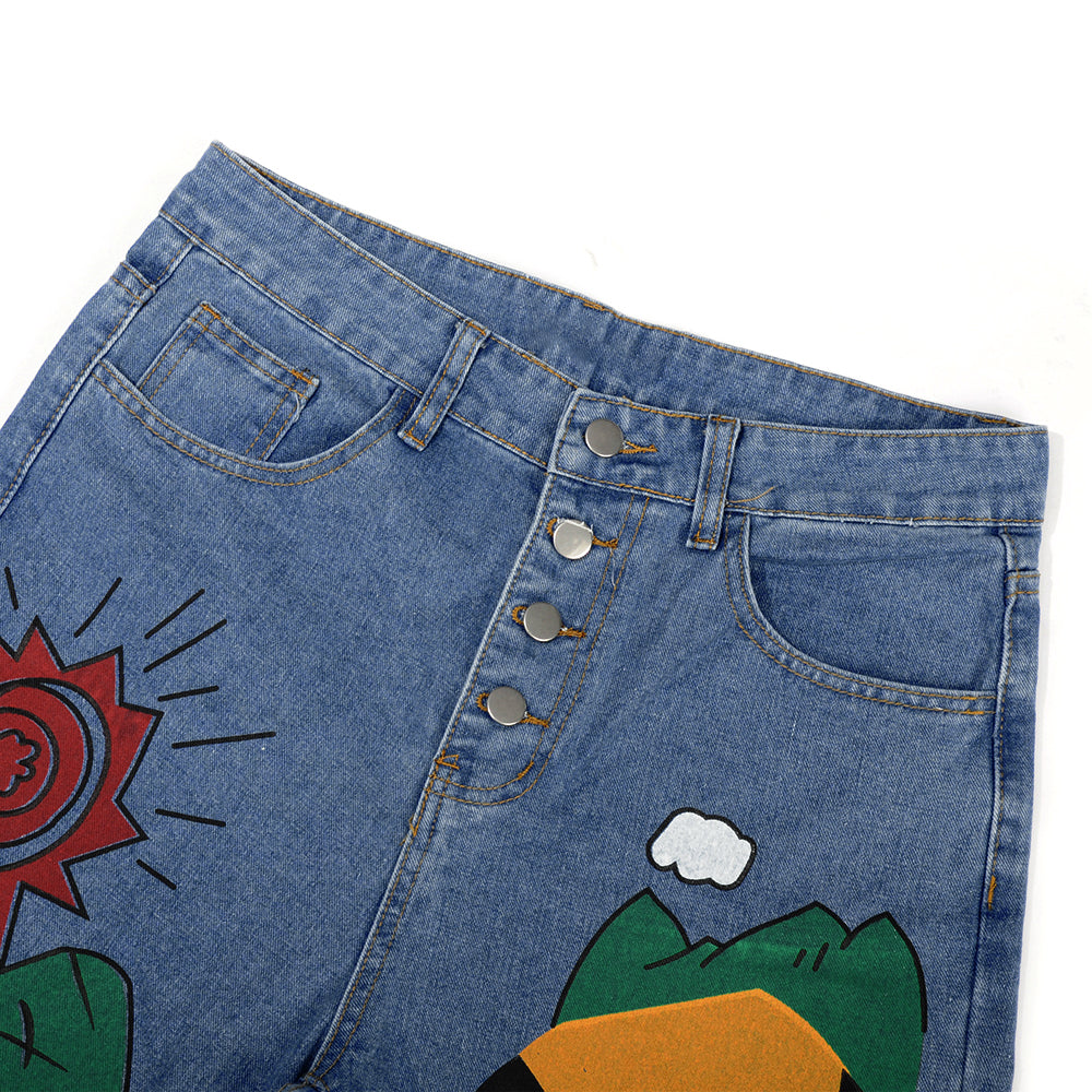 NO.5564 Art Panel Denim