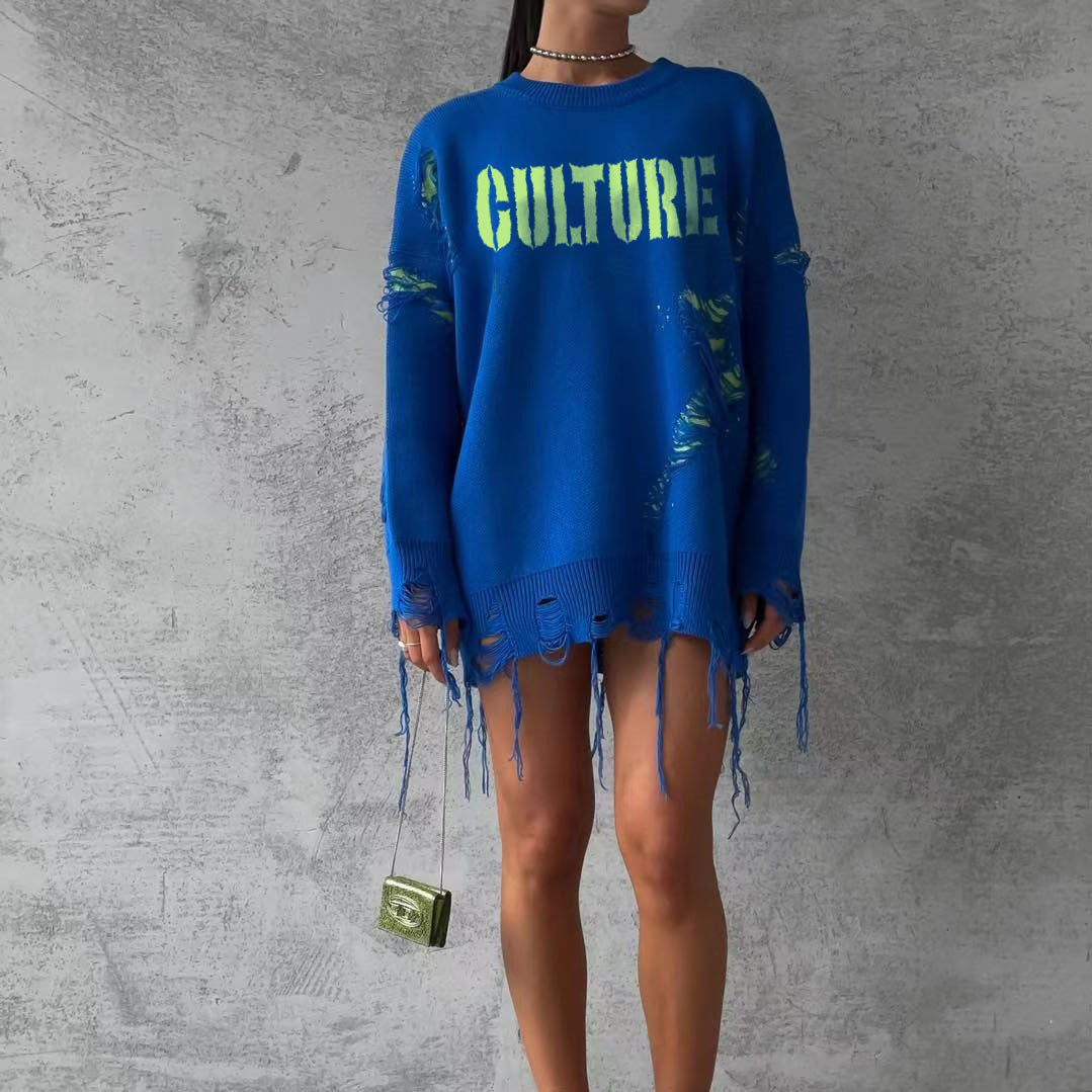 NO.3456 Oversized Graphic Sweatshirt
