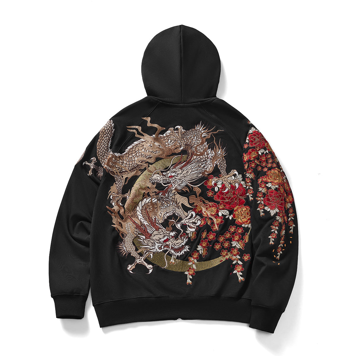NO.3254 Embroidered Hooded Cardigan