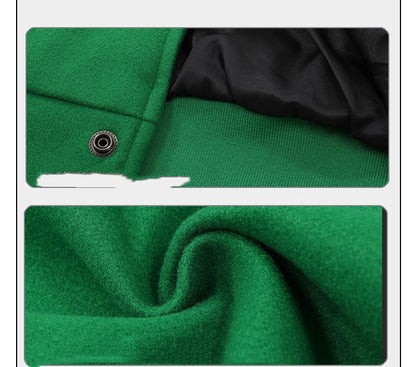 NO.6132 Star Detail Varsity Jacket