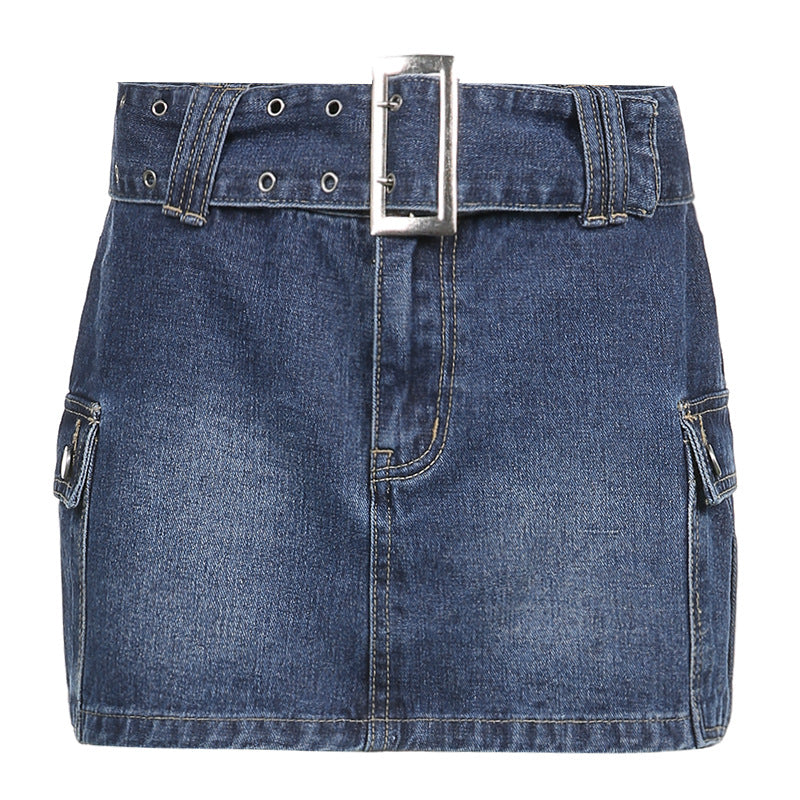 NO.4965 Classic Denim Mini Skirt