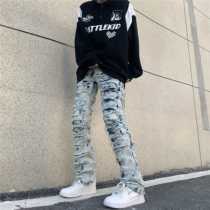 NO.7221 Ripped Jeans