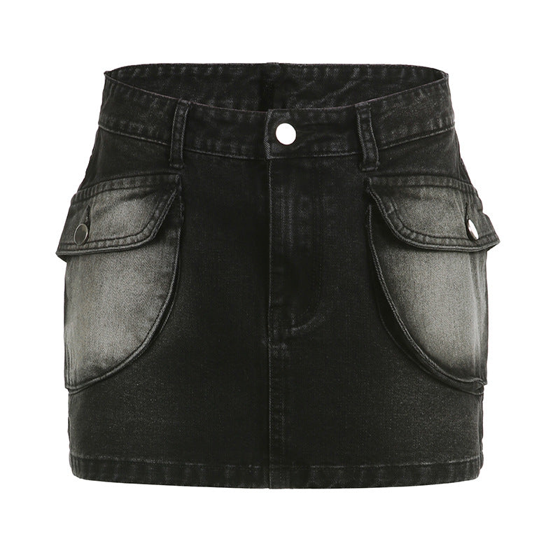 NO.4965 Classic Denim Mini Skirt