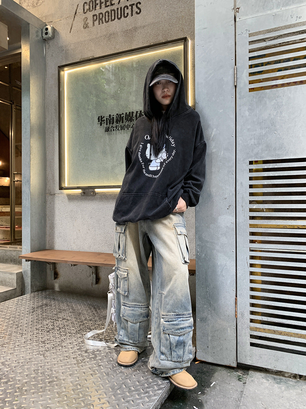 NO.2346 Relaxed Fit Cargo Jeans