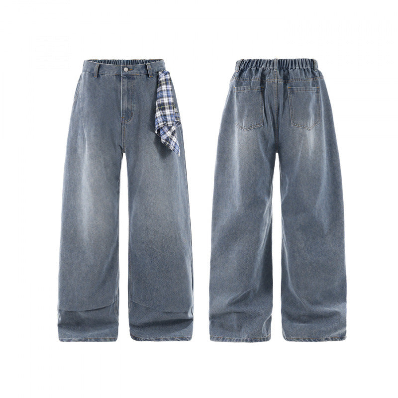 NO.5534 Washed Distressed Casual Pants
