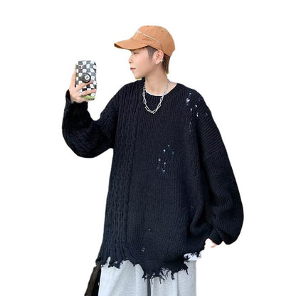 NO.6321 Dark Pure Sweater