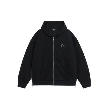 NO.4656 Zip-up Hoodie Hooded Cardigan