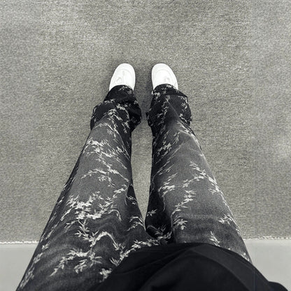 NO.6634 Dark Petal Trousers