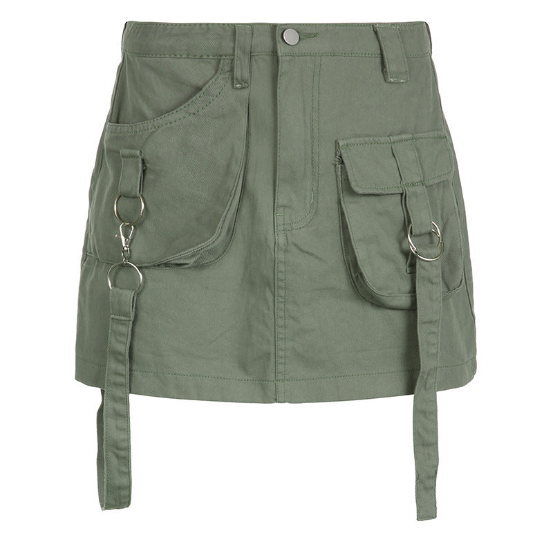 NO.4965 Classic Denim Mini Skirt