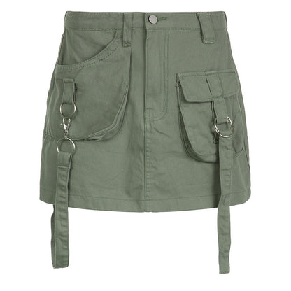 NO.4965 Classic Denim Mini Skirt