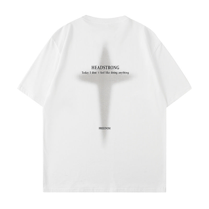 NO.3324 Headstrong Back Print T-Shirt